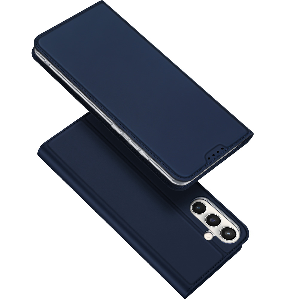 Etui z klapką Dux Ducis Skin Pro do Galaxy S25 FE, granatowe